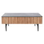 DKD Home Decor Table Basse Marbre et Acacia
