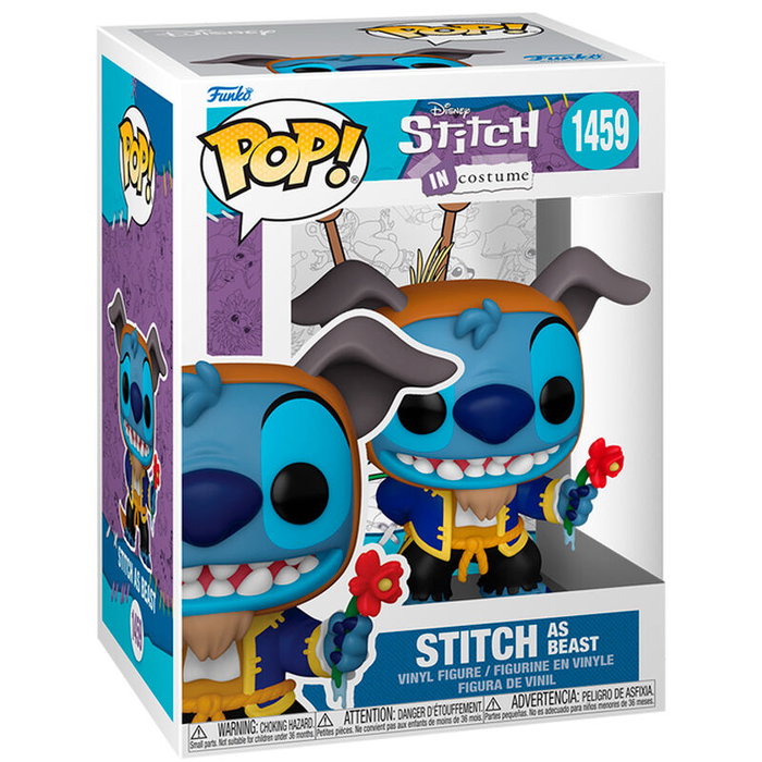 Funko Pop! Stitch en costume de la Bête, Disney Funko Pop! Stitch en costume de la Bête, Disney