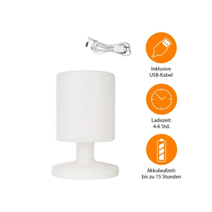 Lampion Smartwares IDE-60067 Blanc Plastique