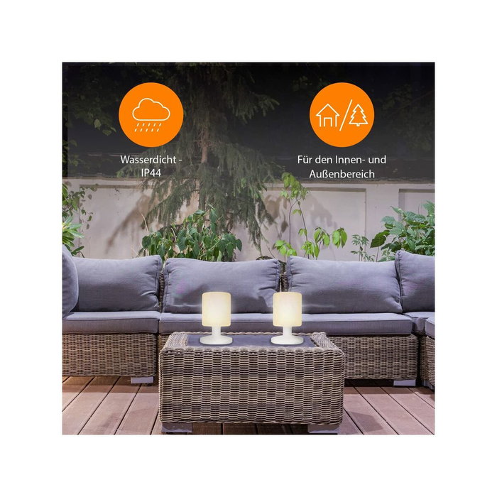 Lampion Smartwares IDE-60067 Blanc Plastique