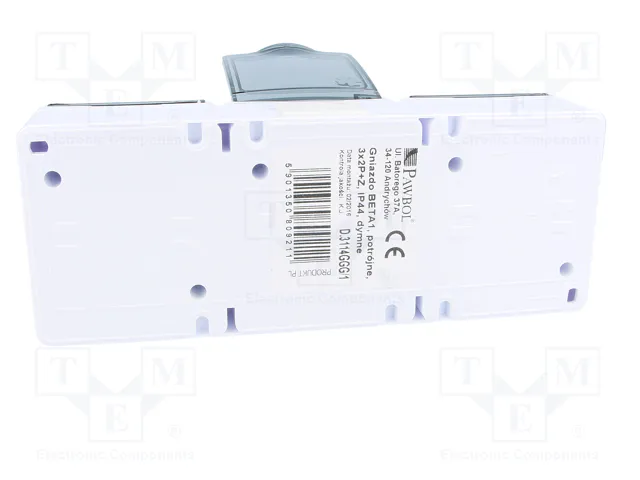 PAWBOL Socle d'alimentation AC 2P+PE 250V 16A IP44
