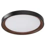 Plafonnier LED Décoratif 40W CCT (3000K-6000K) avec Télécommande, Finition Noire