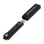 Apricorn Aegis Secure Key 8GB - Clé USB sécurisée avec chiffrement matériel 256-bit AES, lecteur 77 MB/s, écriture 72 MB/s, USB 3.2 Type-A, clavier à PIN