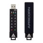 Apricorn Aegis Secure Key 8GB - Clé USB sécurisée avec chiffrement matériel 256-bit AES, lecteur 77 MB/s, écriture 72 MB/s, USB 3.2 Type-A, clavier à PIN