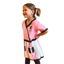 DEQUBE Costume de Styliste Unisex Enfant 3-7 Ans Déguisement Métier Créatif