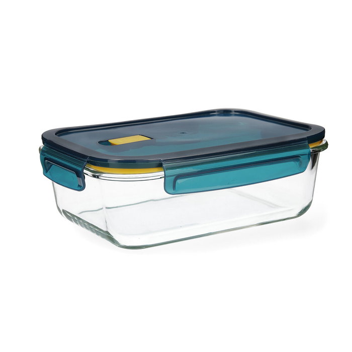 Quid Récipient Rectangulaire Verre Astral 23x17,5x8,4 cm - 152 cL (6 Unités)