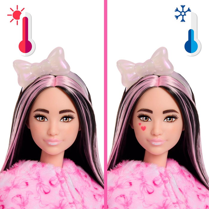 Barbie - Poupée Cutie Reveal - Osos Amorosos - Ovejita Rosa - 10 surprises à découvrir avec peluche, vêtements et accessoires - JJP66 Barbie - Poupée Cutie Reveal - Osos Amorosos - Ovejita Rosa - 10 surprises à découvrir avec peluche, vêtements et accessoires - JJP66