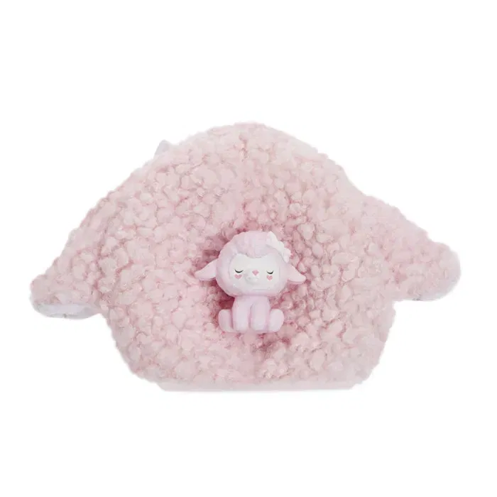 Barbie Cutie Reveal - Figurine articulée avec mouton doux et 10 surprises - 1 changement de couleur, accessoires et jupette - Jouet pour filles