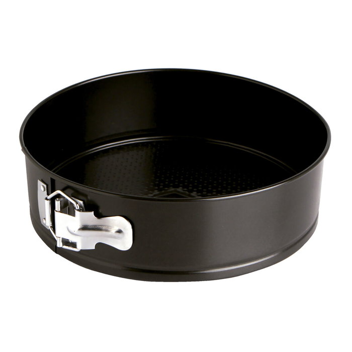 Quid Moule Rond Démontable Sweet Grey 24x6,8 cm Acier Antiadhérent 8 Pièces