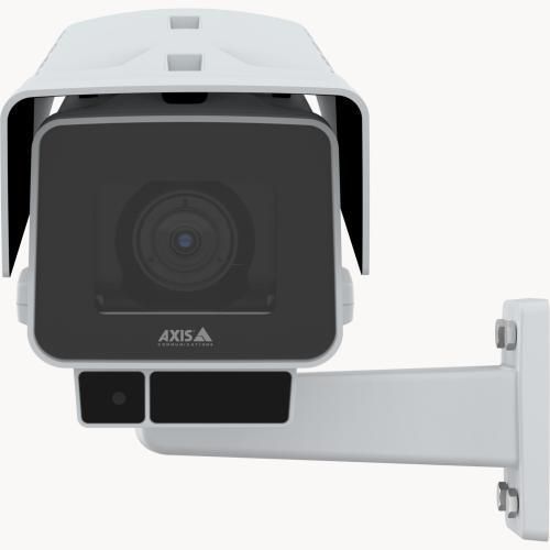 AXIS P1387-LE Caméra de surveillance extérieure résistante 5 MP, varifocale, IR 50m, jour/nuit, H.265, audio, -40°C/+60°C, avec analyse IA et cybersécurité Edge Vault