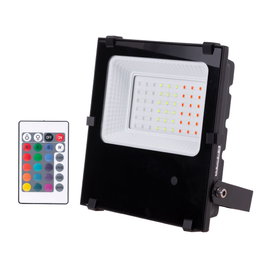 GreenIce Projecteur LED RGB 30W IP65 avec télécommande