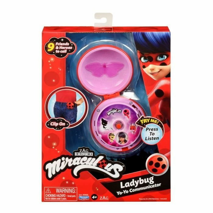 Bandai Téléphone Magique Ladybug Miraculous - Rose et Violet Bandai Téléphone Magique Ladybug Miraculous - Rose et Violet