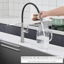 ORYX Mitigeur de cuisine monocommande flexible avec support