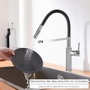 ORYX Mitigeur de cuisine monocommande flexible avec support