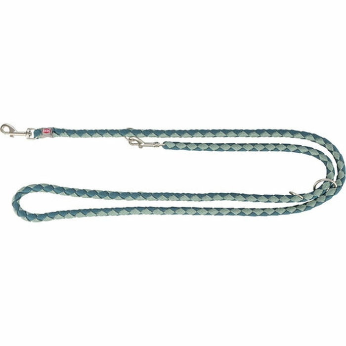 Laisse réglable pour chien Trixie Bleu Vert S/M 2 m
