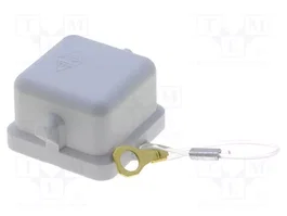 ILME Couvercle de protection blanc 21x21mm pour loquet