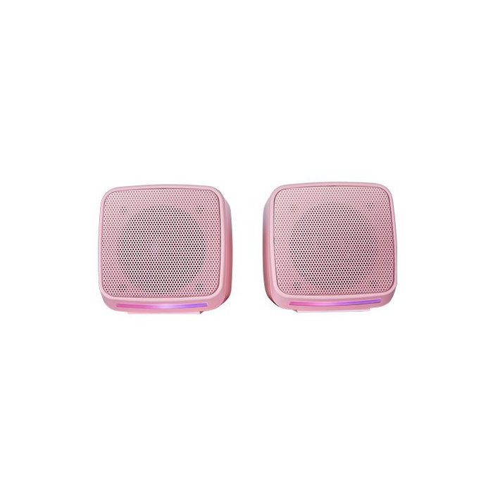 Mars Gaming MS-PRO-P Rose – Enceintes 2.0 10W RGB Flow Jack 3.5mm USB