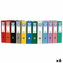 Unipapel Classeur à levier Noir A4 (Lot de 6)