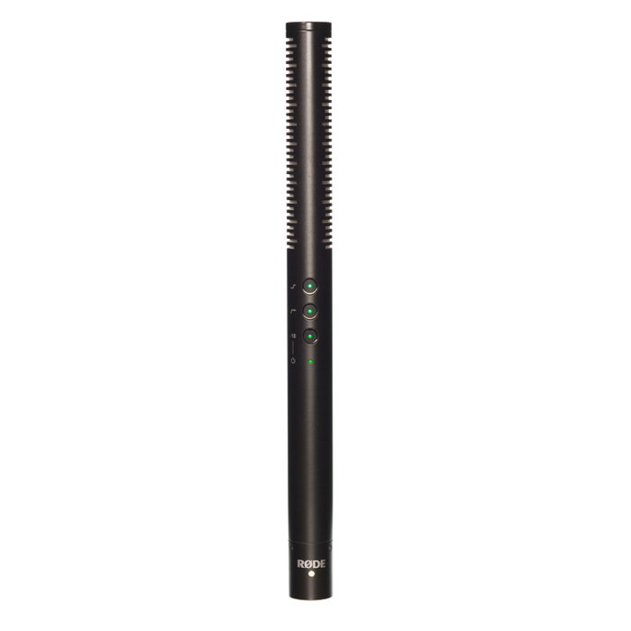 RODE NTG-4+ Microphone Condensateur Directionnel avec Batterie Lithium Rechargeable, Filtre Passe-Haut, PAD -10dB, Câble MicroUSB Inclus RODE NTG-4+ Microphone Condensateur Directionnel avec Batterie Lithium Rechargeable, Filtre Passe-Haut, PAD -10dB, Câble MicroUSB Inclus