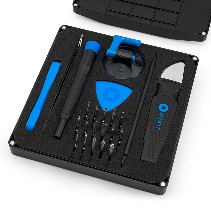 iFixit Kit d'outils électroniques essentiel pour réparation - 16 embouts de précision, tournevis, boîtier magnétisé iFixit Kit d'outils électroniques essentiel pour réparation - 16 embouts de précision, tournevis, boîtier magnétisé