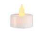 Giftdecor Lot de 4 Bougies LED Chauffe-plat Plastique Blanc 13.5x17x4 cm (Set de 24)