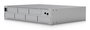 Ubiquiti UNiFi NAS 2U - Serveur de stockage réseau avec processeur Quad-Core ARM Cortex-A57 à 1.7 GHz, 8 Go de RAM, 7 baies 2.5/3.5", ports 10G SFP+ et GbE RJ45, écran tactile 1.3"