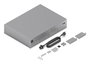 Ubiquiti UNiFi NAS 2U - Serveur de stockage réseau avec processeur Quad-Core ARM Cortex-A57 à 1.7 GHz, 8 Go de RAM, 7 baies 2.5/3.5", ports 10G SFP+ et GbE RJ45, écran tactile 1.3"