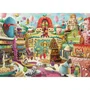 Ravensburger Puzzle 1000 pièces - La rue de la douceur - Puzzle adulte 70 x 50 cm - À partir de 12 ans
