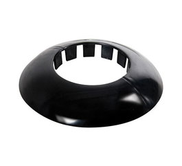 B-Tech Anneau de finition de plafond pour poteaux Ø50mm, Noir