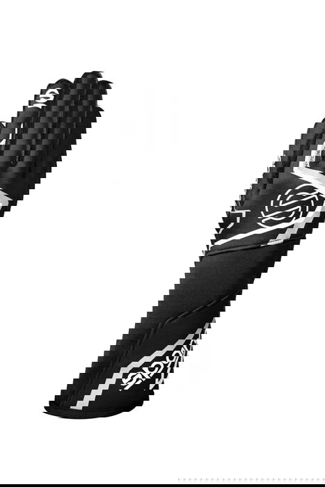 Sparco K-Tide+ Gants Noir Taille 10 SBKG0002B0K01010, FIA 8877-2022, Précourbés, Touch-S, Paume HTX Volcano