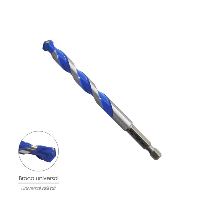 WOLFPACK LINEA PROFESIONAL Mèche Universelle Hexagonale Ø 12,0 mm