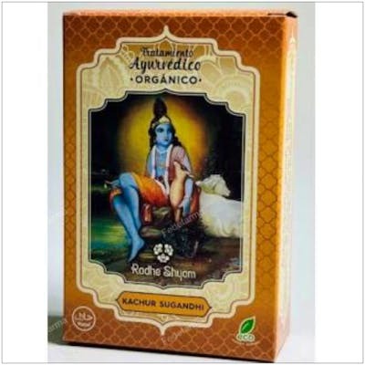 Radhe Shyam Traitement Capillaire Ayurvédique Kachur Sugandhi 100 - Pour Cheveux Fins, Volume et Brillance Radhe Shyam Traitement Capillaire Ayurvédique Kachur Sugandhi 100 - Pour Cheveux Fins, Volume et Brillance