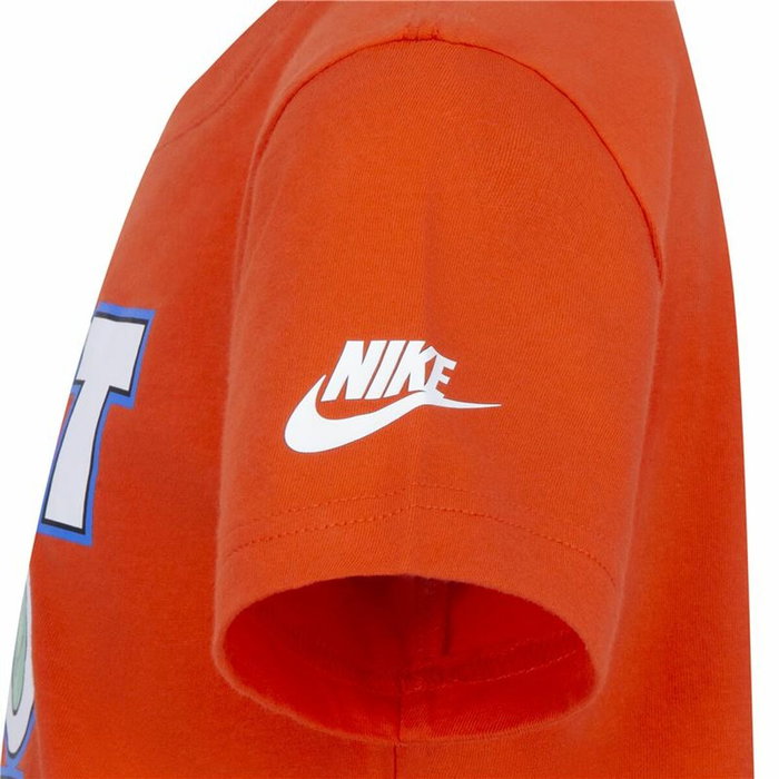 T-shirt à manches courtes enfant Nike Smiley Just do it Ss Orange
