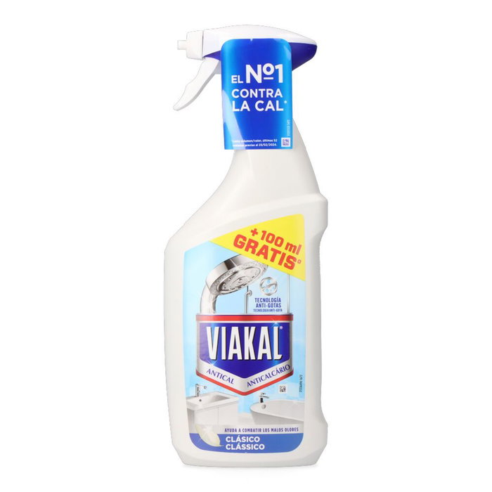Viakal Spray Nettoyant Détartrant Salle de Bain et Cuisine 800 ml