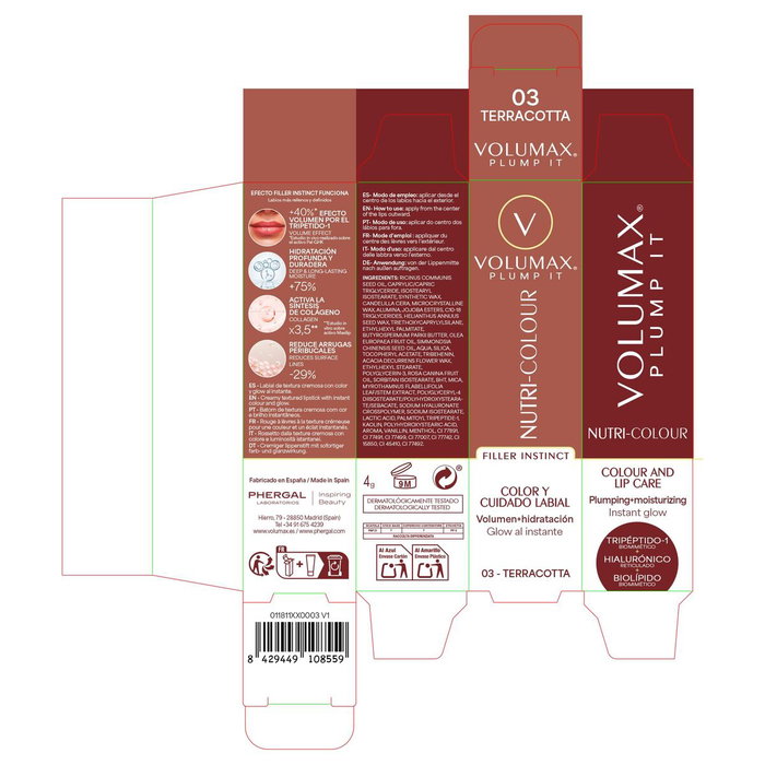 Volumax PLUMP IT NUTRI-COLOUR n° 03 - Terracotta 4 g