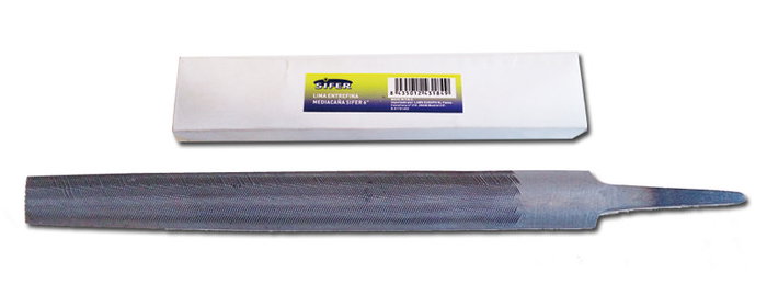 SIFER Lime demi-ronde 6 pol 152 mm entre-fine sans manche SIFER Lime demi-ronde 6 pol 152 mm entre-fine sans manche