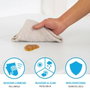 Lifetime Table Piable Blanc 245 x 74 x 76 cm Acier