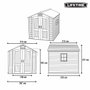 Lifetime Cabane Gris 215 x 227 x 215 cm