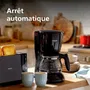 Philips HD7461/20 - Cafetière filtre Daily - 1.2L - 1000W - Noir - Mélangeur d'arômes - Système anti-goutte
