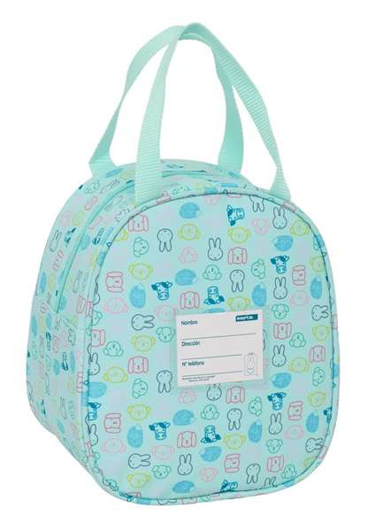 Safta Neceser Termo Rec Y Rep. Agua Miffy "Friends" - Trousse isotherme pour bouteille d'eau Miffy Friends, 19x22x14 cm, 3 ans et plus