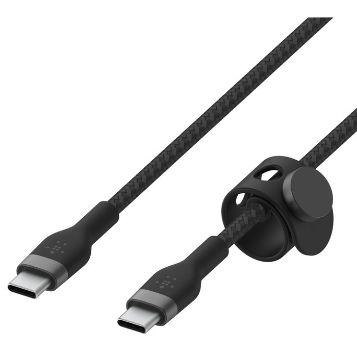 Belkin BOOST CHARGE PRO Flex Câble USB-C vers USB-C 60W 2m Noir Belkin BOOST CHARGE PRO Flex Câble USB-C vers USB-C 60W 2m Noir