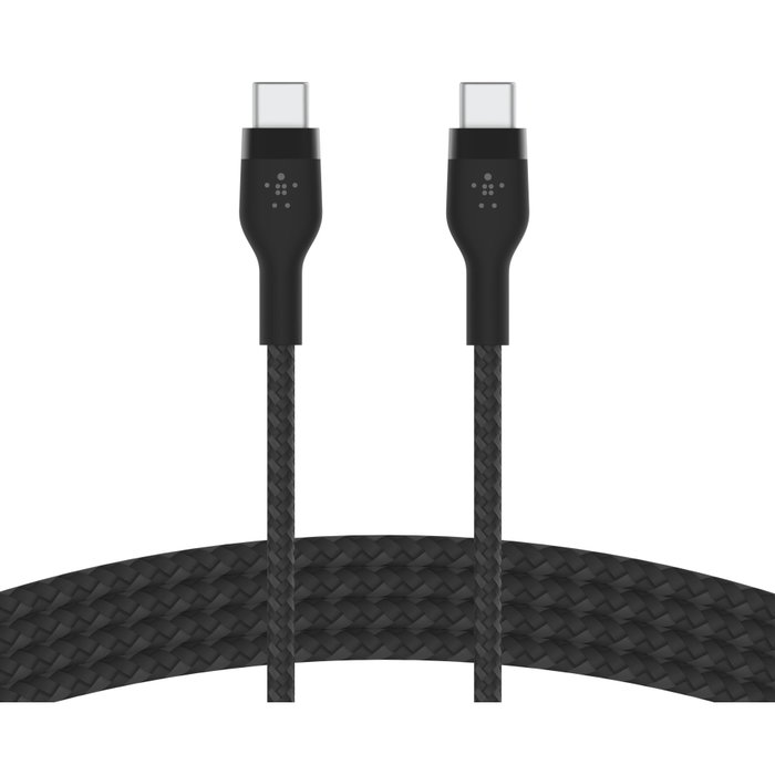 Belkin BOOST CHARGE PRO Flex Câble USB-C vers USB-C 60W 2m Noir Belkin BOOST CHARGE PRO Flex Câble USB-C vers USB-C 60W 2m Noir