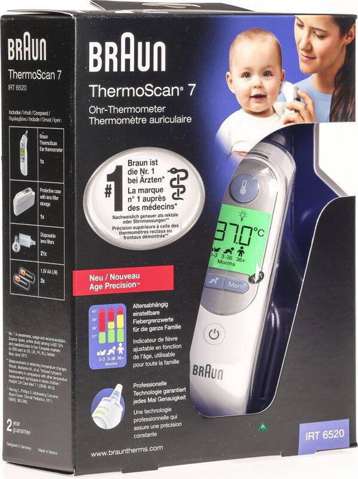 Braun ThermoScan 7 IRT6520 Age Precision