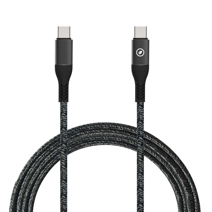 Câble USB-C vers USB-C Muvit for Change Noir 1,2 m Câble USB-C vers USB-C Muvit for Change Noir 1,2 m
