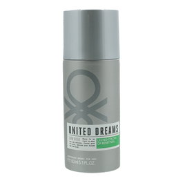 Benetton United Dreams Aim High - Antitranspirant Déodorant en Spray pour Hommes - 150 ml