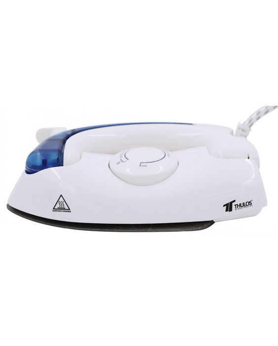 Thulos Plancha de voyage pliable TH-PV700 700W avec semelle antiadhérente, indicateur d'eau, réglable, étui inclus