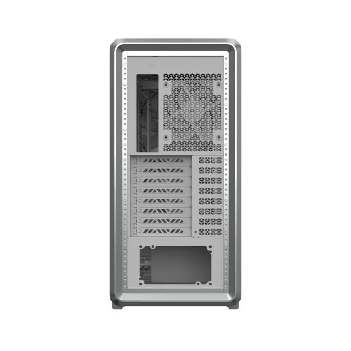 Cooler Master MasterFrame 600 Mesh Silver ARGB Boîtier PC Gamer Moyen Tour Modulable FreeForm 2.0, Verre Trempé, Éclairage ARGB, Ports USB 3.2 Type-C, Compatible Carte Mère E-ATX