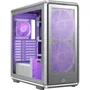 Cooler Master MasterFrame 600 Mesh Silver ARGB Boîtier PC Gamer Moyen Tour Modulable FreeForm 2.0, Verre Trempé, Éclairage ARGB, Ports USB 3.2 Type-C, Compatible Carte Mère E-ATX