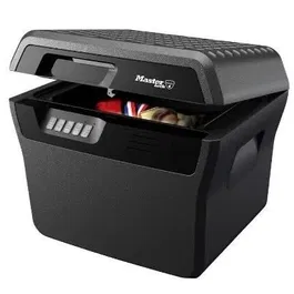 Master Lock - FHW40300EURHRO - Coffre-fort ignifuge et étanche anti-feu, 18.5L pour documents A4, disques durs, passeports, verrouillage électronique