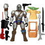 Hasbro MixMashers Mandalorien et Grogu, figurine deluxe personnalisable 12cm
